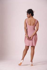⁠Baby Pink Short Dress