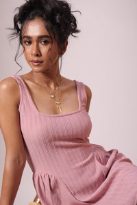 ⁠Baby Pink Short Dress